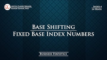 Index-4: Base Shifting | Fixed Base Index Numbers