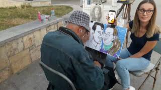 Kari̇katür Nasil Çi̇zi̇li̇r| Sokak Ressam Sanatçısı