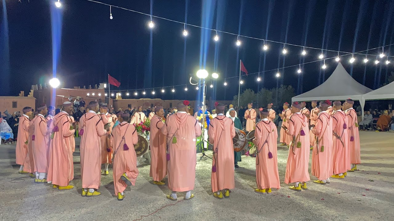 أحواش أركان تافراوت، بحضور الشاعر عثمان أزوليظ، الشاعر الحاج عابد أوطاطا، والشاعر همو إحيا اوتميغات