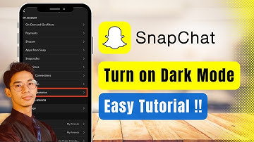 How to Turn On Dark Mode on Snapchat !