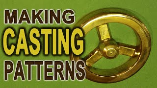 Brass casting: #8 Creating a new flywheel pattern with draft angle