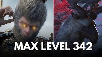 Sun Wukong (Max Level) VS Cloudtreading Deer (CH-6) | BLACK MYTH WUKONG (NG+ 5 SHOWCASE)