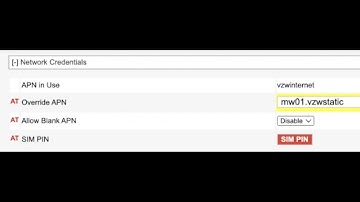 Sierra Wireless Cellular APN - How to Configure Manually