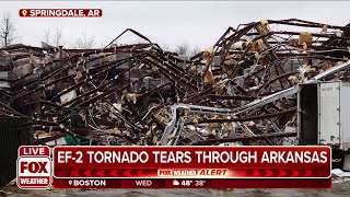 Watch: EF-2 Tornado Ripped Through Arkansas On Wednesday