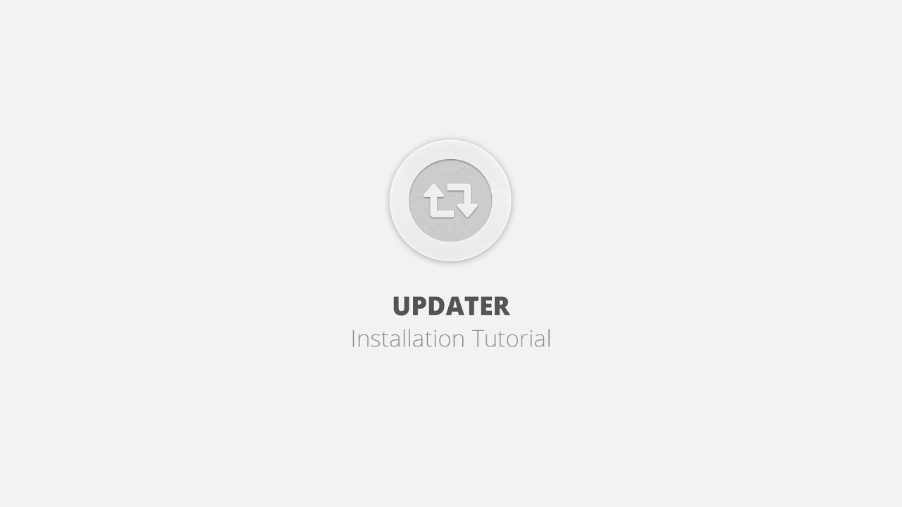 Updater WordPress Plugin - Installation Tutorial - YouTube