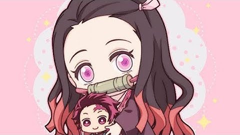 Nezuko Playing Drums with Tanjiro