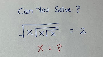Nice Square Root Math Simplification Problem | Can you Solve this ? | Math Olympiad 