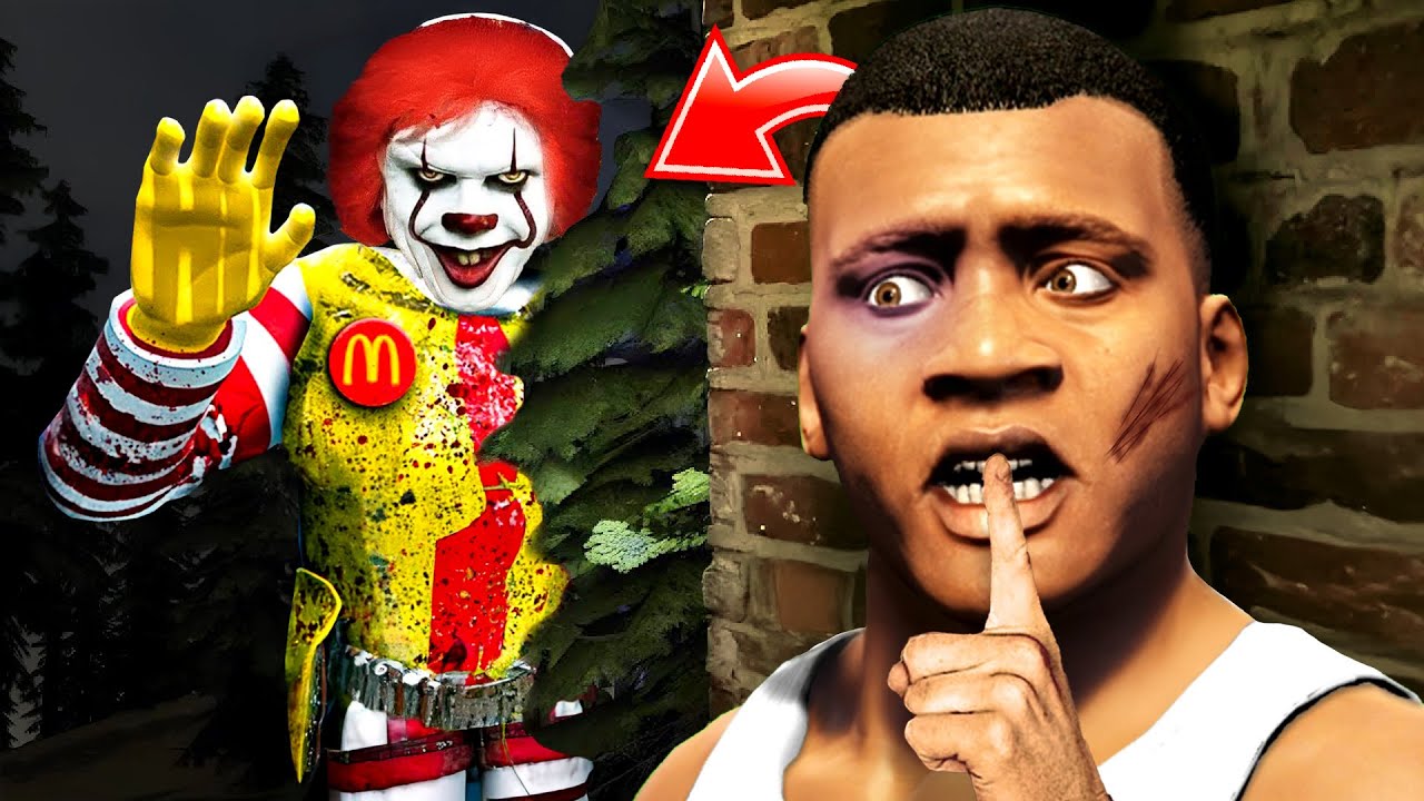 RONALD MCDONALD Jagt mich in GTA 5! 🤡🔪
