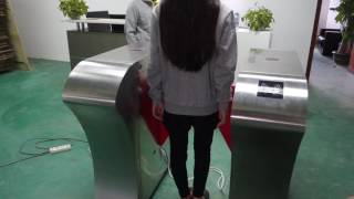 Anti tailgating flap gate barrier RFID Reader