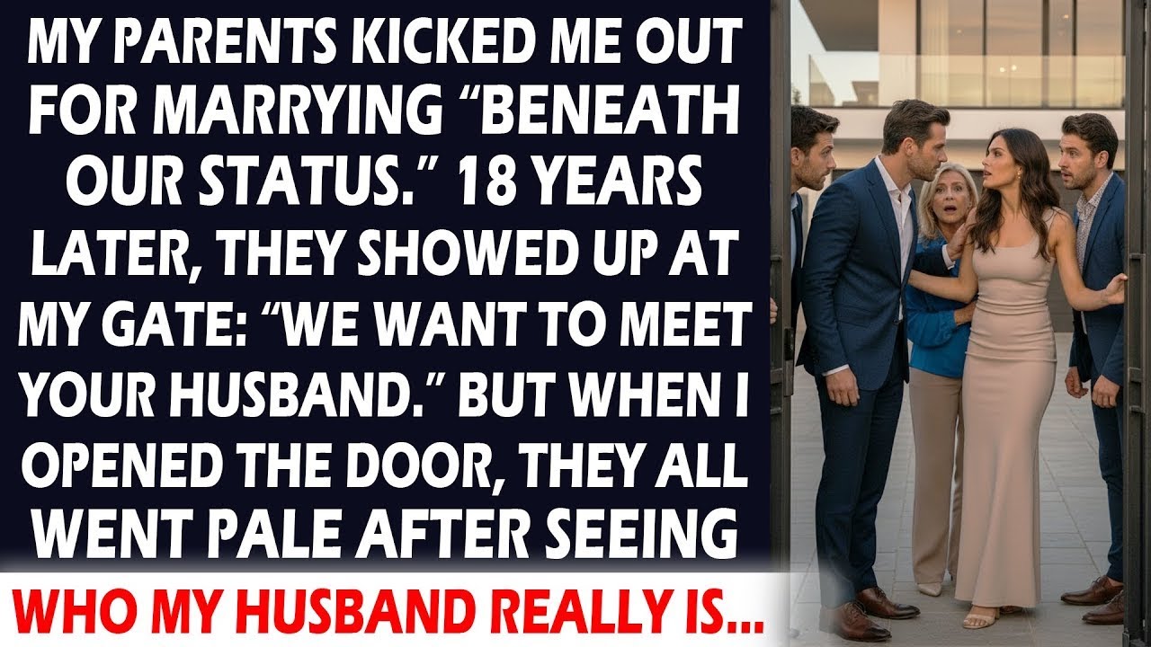 My Family Disowned Me for Choosing Love, 18 Years Later, My Husband’s Identity Left Them Speechles