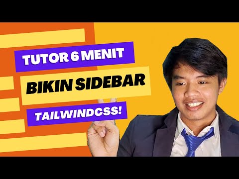 Bikin Sidebar / Side Navigation di Tailwindcss (Tutor 6 Menit)