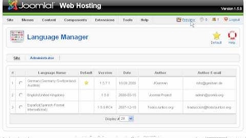 Upload language pack and change language in Joomla | Tutorial