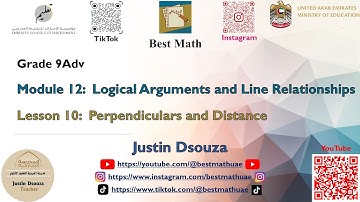 Perpendiculars and Distance | Logical Arguments and Line Relationships |