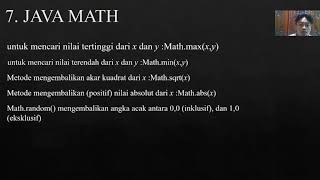 Belajar Java Math, Java Boolean, Java IF-else#3