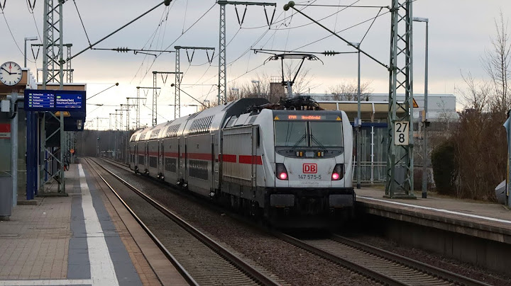 Mit Fullspeed in Richtung Bodensee!  -147 575 schiebt einen IC 2 Twindexx durch Böblingen-Hulb