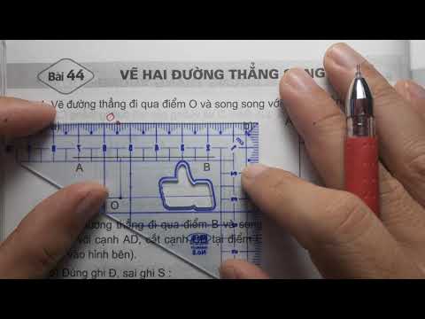 Video TOÁN LỚP 4 - VỞ BÀI TẬP 1 (Bài 44/ Trang 52) - VẼ HAI... - youtube