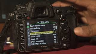 NIKON D7000 BSIC SETTINGS FOR WEDDING