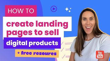How to create landing pages to sell digital products