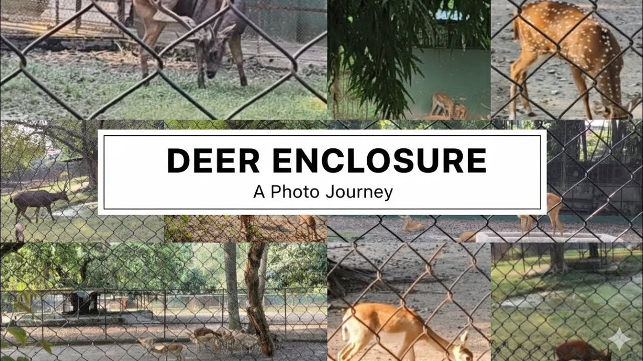 A visit to Deer park | Different types of Deer found at zoo video 2025