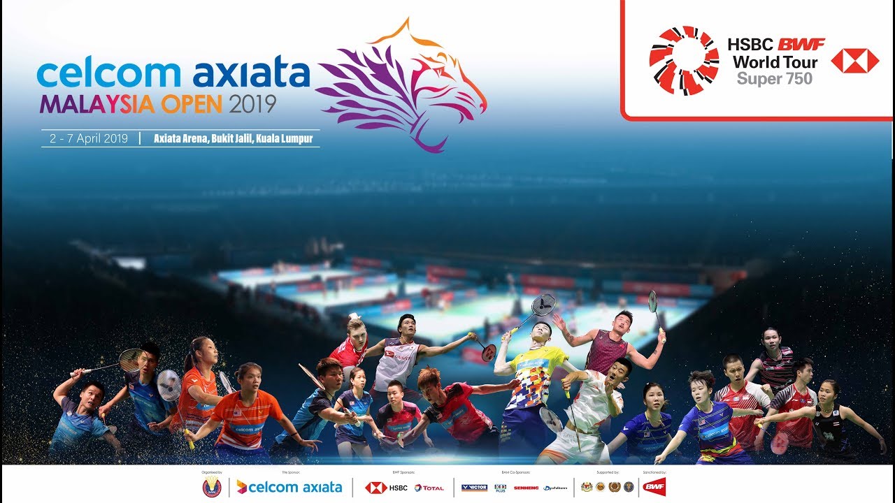 Celcom Axiata Malaysia Open 2019 R 32 To Final 02 07 April Badmintoncentral