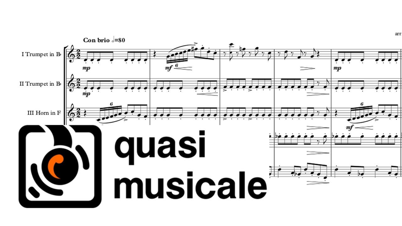 かっこいいトランペットアンサンブルおすすめ7曲 楽譜あり ビギナーズ