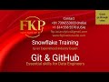 Snowflake Online Training: Git & Git Hub | +91 7396553033 (India) |  +1 614 558 5570 (USA)
