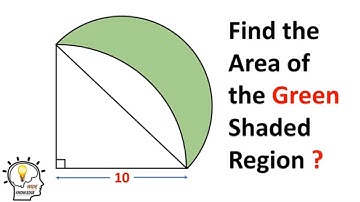 Find AREA of the Shaded Region of Circle | A Nice Maths Olympiad Problem | Area of Circle Triangle