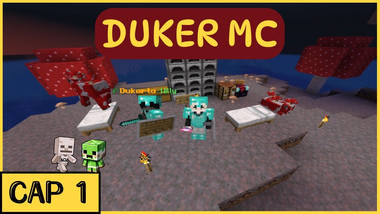 MINECRAFT DUKER MC ⚔️ | NUEVO SERVER SURVIVAL DE UN STREAMER FAMOSO🔴 ...