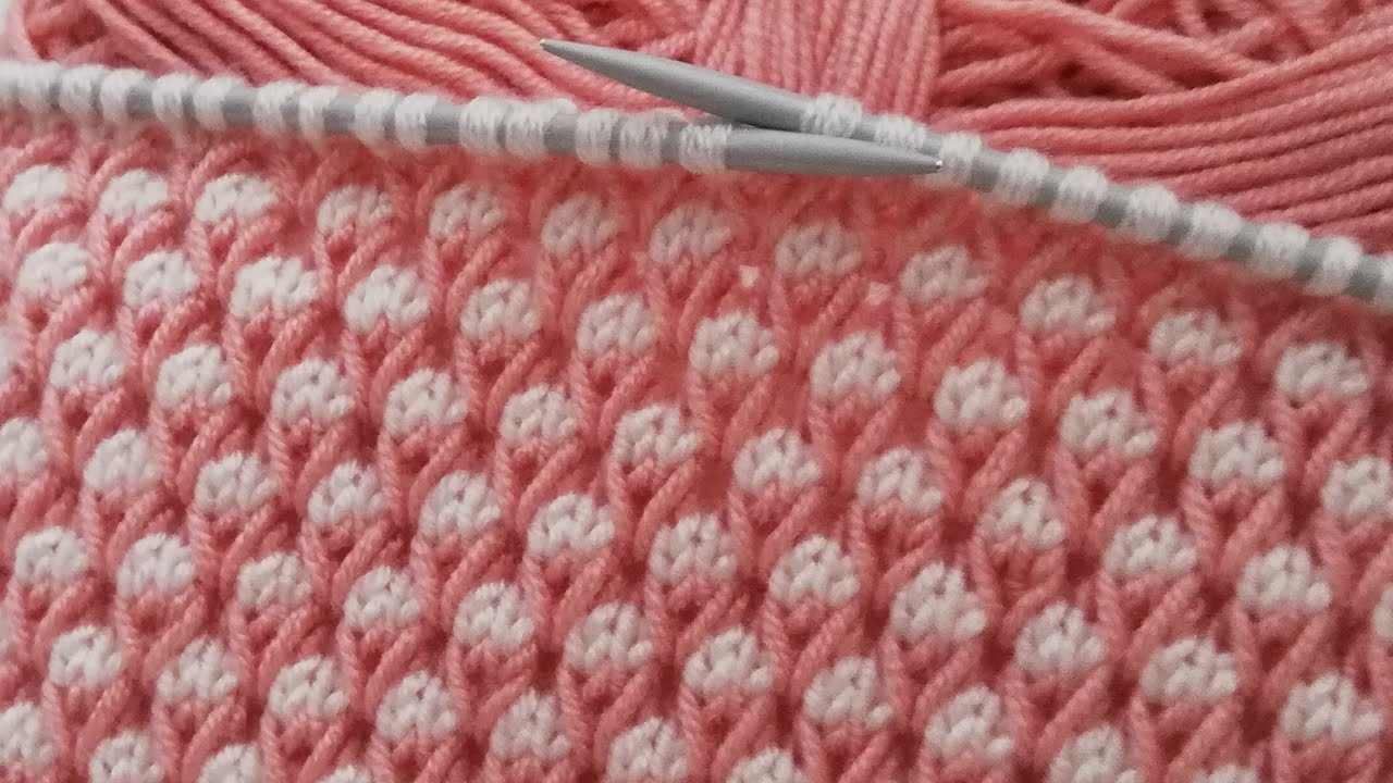 Вяжем жилет за два дня, очень простое объяснение схемы вязания двумя спицами.