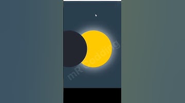 Sun and Moon animation | Sun and Moon animation effect in html css #mrcodding #viral #shorts