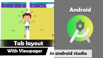 Tab Layout in Android Studio | Tab Layout With Fragment | Tab Layout With ViewPager | TabLayout #63