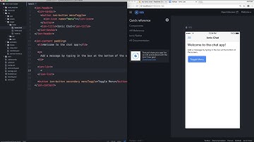 Back @ TACC - Ionic Chat 07: Adding placeholder messages