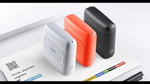 SELPIC S1 Palm size quick drying handheld printer / Print on anything