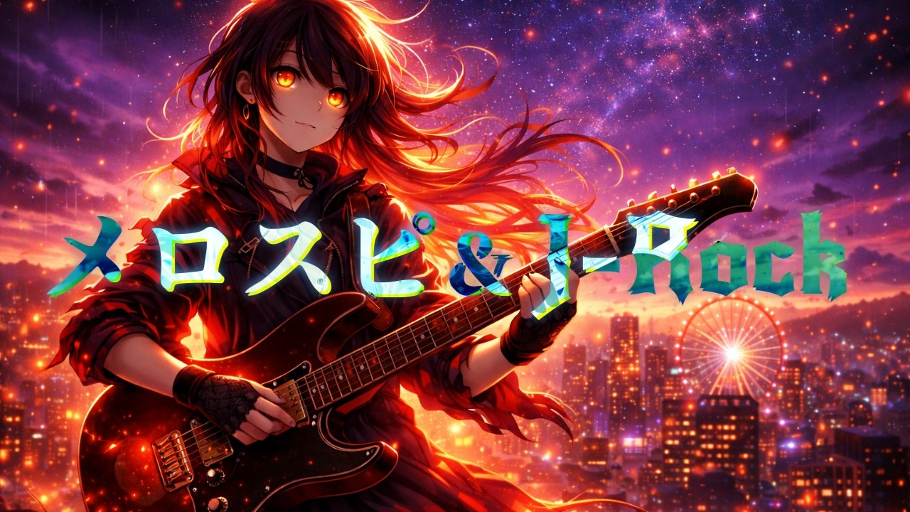 【playlist】Starfall Over the Neon City／星降るネオン都市の覚醒 | 重低音×疾走感×Melodic & Emotional J-Rock
