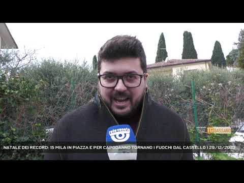 NATALE DEI RECORD: 15 MILA IN PIAZZA E PER CAPODANNO TORNANO I FUOCHI DAL CASTELLO | 29/12/2023