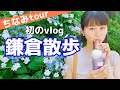 【鈴木ちなみ】鎌倉さんぽ/ 紫陽花/ カフェ巡り《vlog》