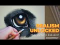 How to draw a dog eye with pastel pencils  easy step by step