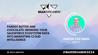 Pardot Butter &amp; Chocolate: Bringing your Salesforce Ecosystem Data into Marketing Cloud Intelligence