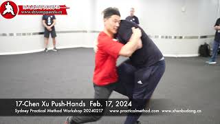 Chen Xu Push-Hands Trailer-Sydney Practical Method Workshop 20240218