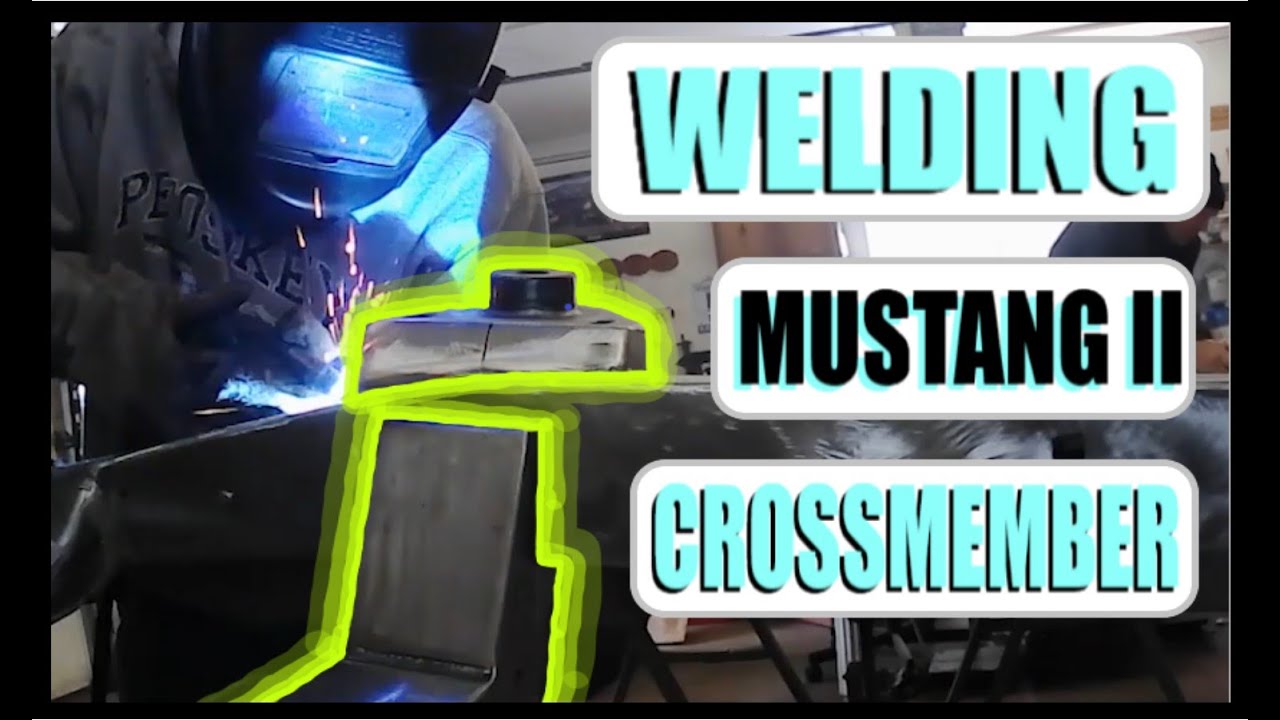 Welding in a Mustang II crossmember in a 1946 Chevy Truck lsswap YouTube