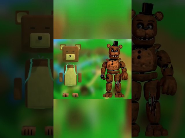 Auper Bear Adventure VS Five Nights At Freddy's #shorts class=