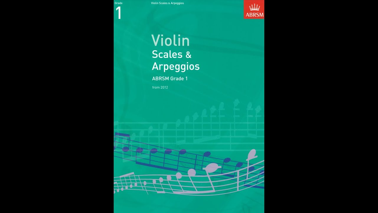 08 G major arpeggios G大調琶音 ABRSM Grade 1 英皇小提琴考试音阶2012 - YouTube