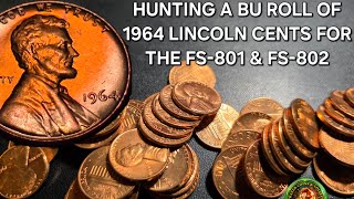 HUNTING 1964 RED LINCOLN PENNIES FOR THE FS-801 &amp; FS-802 #dwcnc #money #copper #red #old #new #cent 
