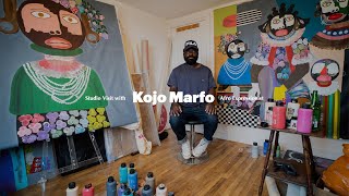 Studio visit with Kojo Marfo | JD Malat Gallery