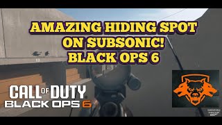 💀💥NEW Hiding Spot on Black Ops 6 SUBSONIC Map! #bo6glitch #bo6 #cod 💀💥