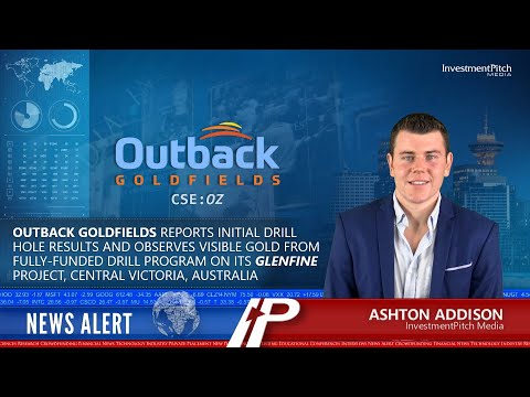 Outback Goldfields reports Drill Hole results/Observes Visible Gold at Australia Glenfine project