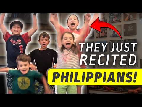 These 5 Kids Memorized Philippians (here's how)