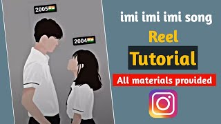 n'y pense plus song reel tutorial | imi imi imi song trend tutorial | 7m_black1 original audio reel screenshot 1