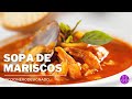 Caldo o Sopa de Mariscos deliciosa y fácil receta