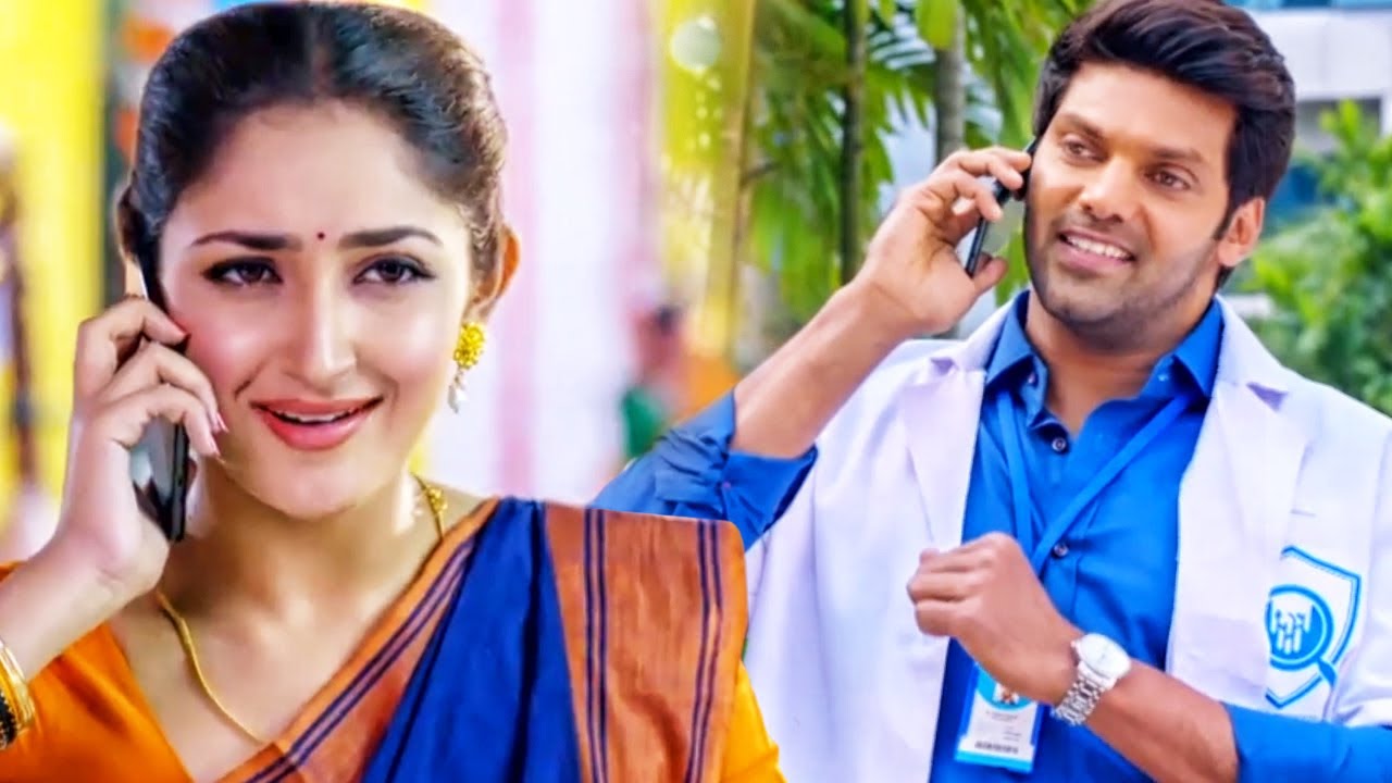 आर्य सायेशा सैगल को कॉल करके मूवी देखने के लिए मनाता है